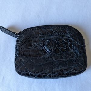 Brighton Black Leather Coin Purse